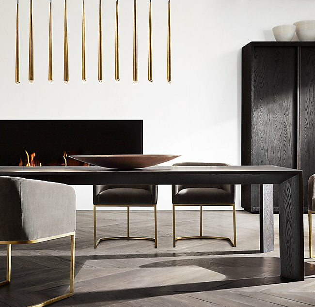 Minimalist Cool Metal Style Ceiling Light Fixture Foyer Pendant Chandelier In Gold Brass Finish Bar Dining Table Staircase