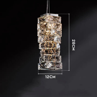 Modern Crystal Bedside/ Dining Table Light Diamond Pendant Night Lamp For Bedroom Decoration