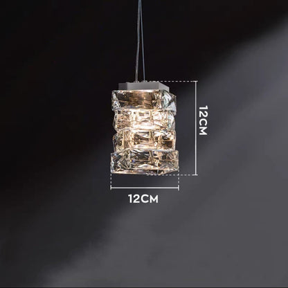 Modern Crystal Bedside/ Dining Table Light Diamond Pendant Night Lamp For Bedroom Decoration