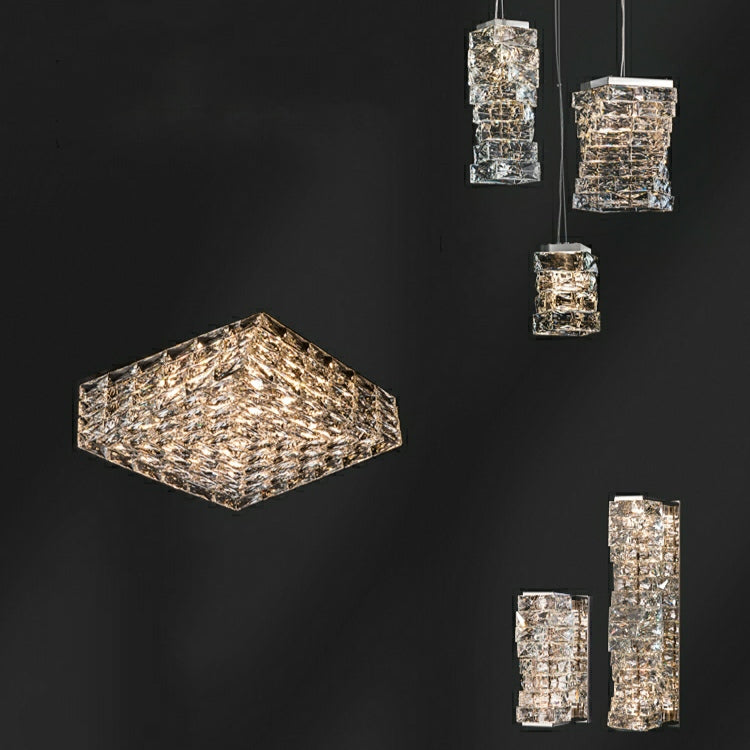 Modern Crystal Bedside/ Dining Table Light Diamond Pendant Night Lamp For Bedroom Decoration