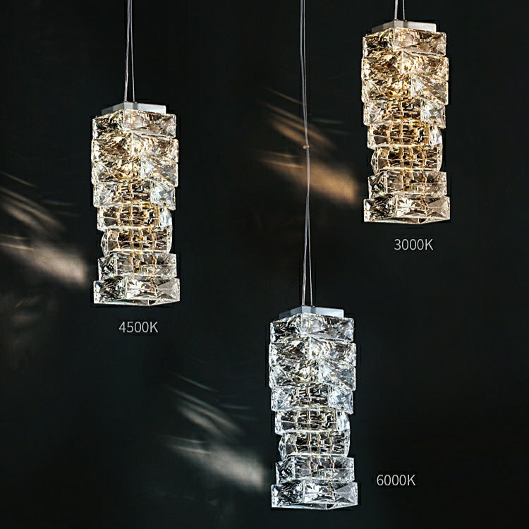Modern Crystal Bedside/ Dining Table Light Diamond Pendant Night Lamp For Bedroom Decoration