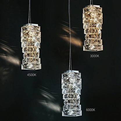 Modern Crystal Bedside/ Dining Table Light Diamond Pendant Night Lamp For Bedroom Decoration