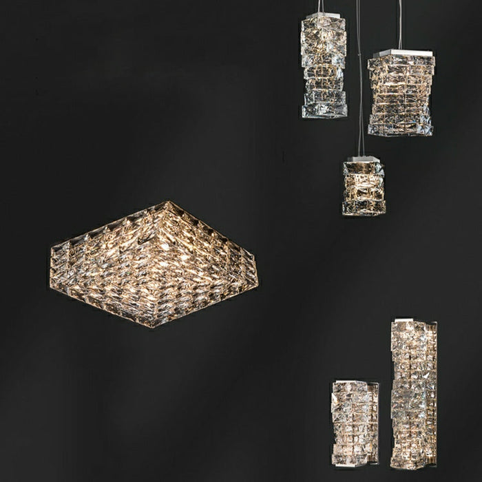 Modern Crystal Bedside/ Dining Table Light Diamond Pendant Night Lamp For Bedroom Decoration