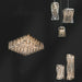 Modern Crystal Bedside/ Dining Table Light Diamond Pendant Night Lamp For Bedroom Decoration