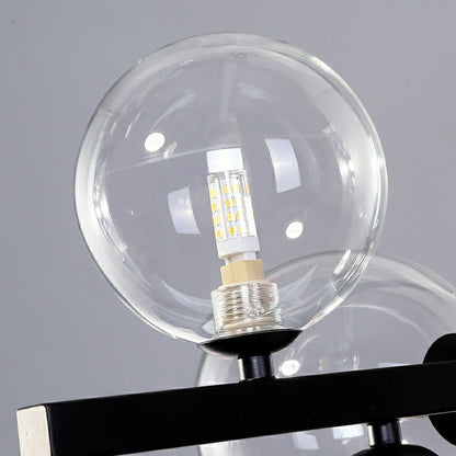 Modern Kitchen Island Glass Globe Ceiling Lighting Fixture D37.4"