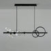 Modern Kitchen Island Glass Globe Ceiling Lighting Fixture D37.4"