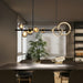 Modern Kitchen Island Glass Globe Ceiling Lighting Fixture D37.4"
