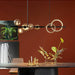 Modern Kitchen Island Glass Globe Ceiling Lighting Fixture D37.4"