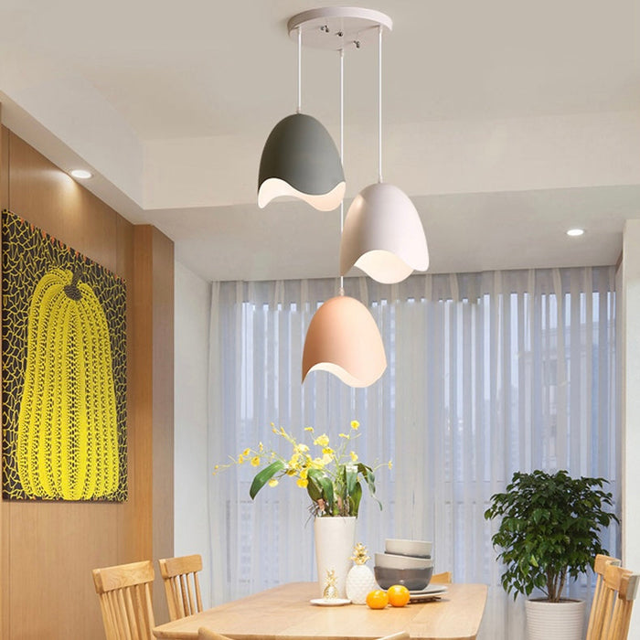 Macaron Modern Led Pendant Ceiling Light Fixture For Dining Room
