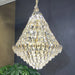 Sol Odeon Empire Crystal Foyer Chandelier,chandelier,chandeliers,empire,gold,luxury,crystal,brass,metal,oversized,large,extra large,huge,big,ceiling,stairs,foyers,entrys,living room,hallway