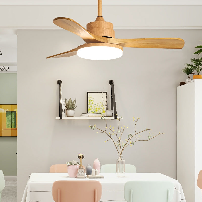 NordicStyleLogFanLightForSummerAffordableFarmhouseWoodCeilingLampForLiving_DiningD42"