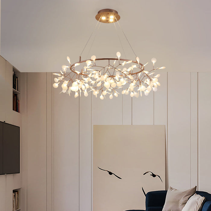 Glowworm Modern Chandelier Design For Girl Bedroom Or Living Room
