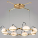 AXEL BRANCHING GLASS GLOBE CHANDELIER,chandeliers,chandelier,pendant,lights,lamps,gold,luxury,modern,post-modern,glass,brass,copper,branch,globe,round,ring,circle,living room,dining room,bedroom