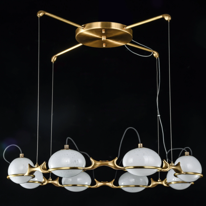 Post-modern Creative Branch Bubble Glass Globe Chandelier for Living/Dining Room/Bedroom