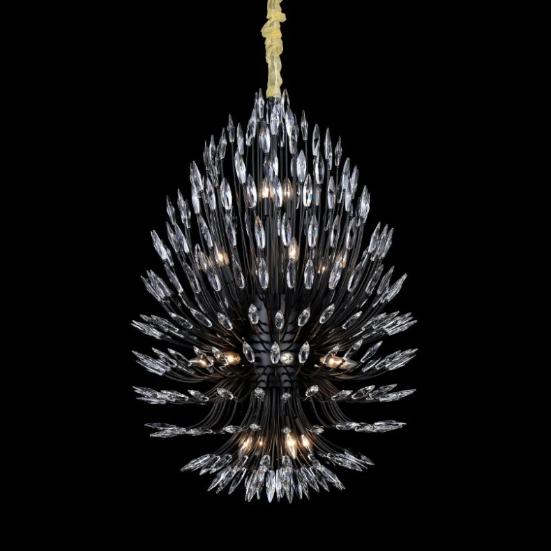 Post-Modern Art Bouquet Shape Branch Crystal Chandelier for Living Room/Dining Room