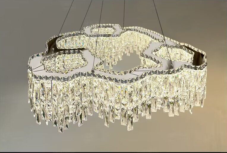 Light Luxury Modern Creative Crystal Chandelier Suit for Living/Dining Room/ Bedroom
