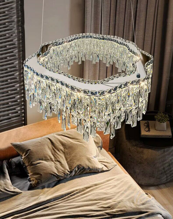 Light Luxury Modern Creative Crystal Chandelier Suit for Living/Dining Room/ Bedroom