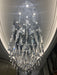 L59.0" chandelier,chandeliers,pendant,crystal,metal,flush mount,ceiling,extra large,large,oversized,huge,big,ice,snow,modern,stunning,hotel lobby,foyer,entrys,living room,dining room