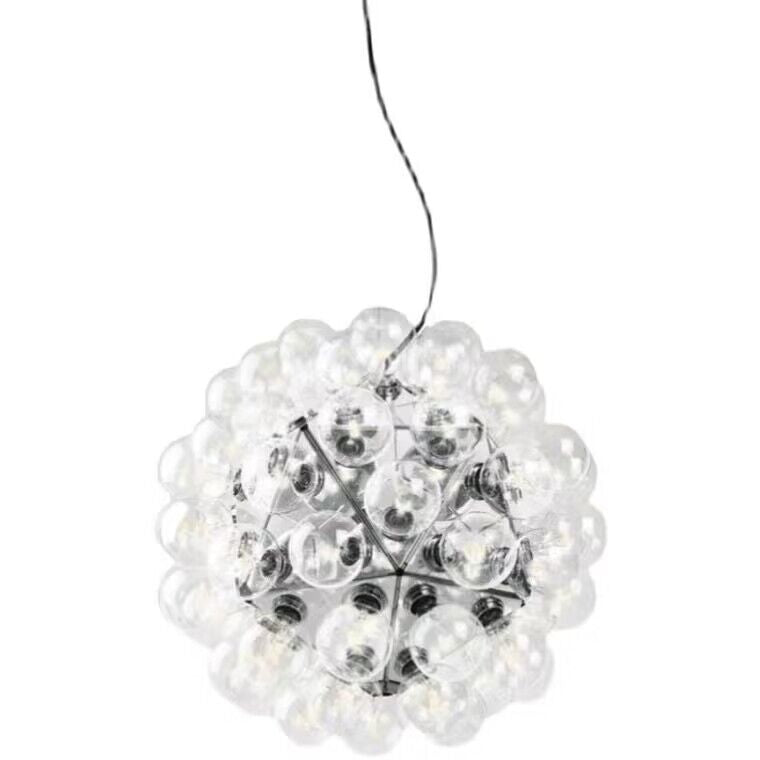 Scandinavian Dandelion Creative Glass Pendant Sphere Chandelier for Dining Room/Entrys/Hallway