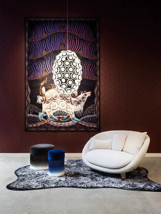 Avant Art Designer Oval Chandelier Iconic Eyes LED Pendant Light For Dining/Living Room