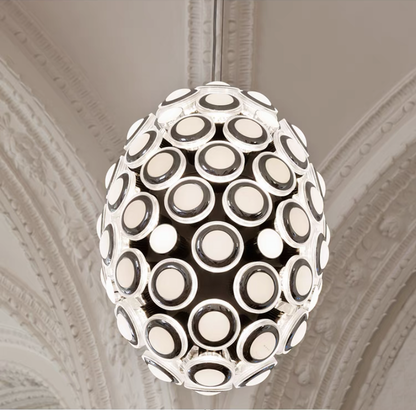 Avant Art Designer Oval Chandelier Iconic Eyes LED Pendant Light For Dining/Living Room