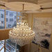 chandelier.chandeliers,pendant,crystal,metal,muli-tier,multi-layer,multiple,candle,branch,crystal pendant,round,ceiling,luxury,light luxury,raindrop,teardrop,tassel,oversized,extra large,large,huge,big,foyer,living room,entrys,duplex hall,hotel lobby