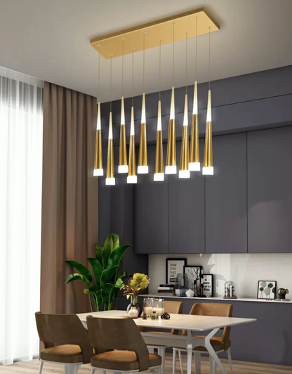 Creative Nordic Rectangle Colorful Multiple Pendant Light for Dining Table/Kitchen Island/Bar