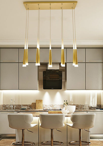 Creative Nordic Rectangle Colorful Multiple Pendant Light for Dining Table/Kitchen Island/Bar