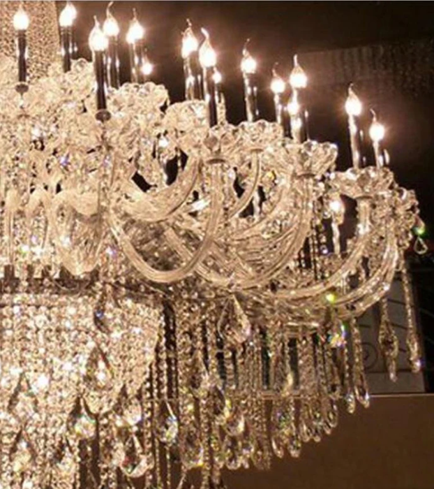 90 Lights:D78.7"*H102.3" chandelier,chandeliers,pendant,crystal,metal,clear crystal,candle,branch,round,raindrop,teardrop,extra large,oversized,large,huge,big,round,living room,luxury,dining room,modern,foyer,stairs,hallway,entrys,hotel lobby,duplex hall,loft,gold