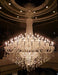 60 Lights:D70.9"*H86.6" chandelier,chandeliers,pendant,crystal,metal,clear crystal,candle,branch,round,raindrop,teardrop,extra large,oversized,large,huge,big,round,living room,luxury,dining room,modern,foyer,stairs,hallway,entrys,hotel lobby,duplex hall,loft,gold