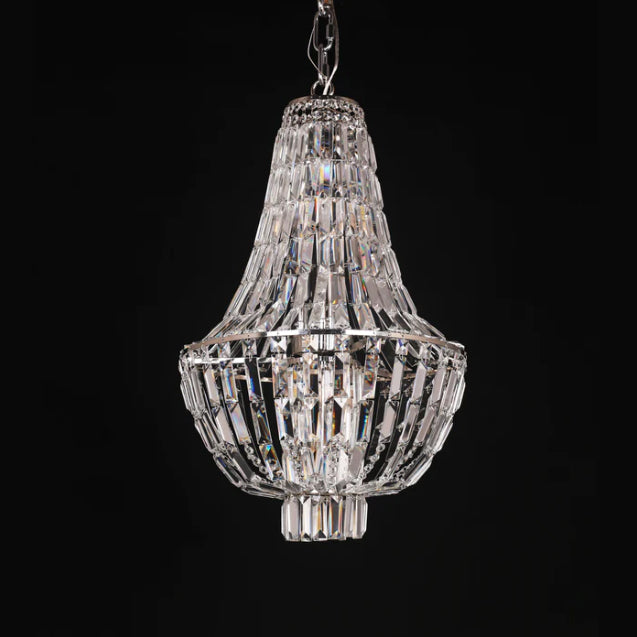 Lustre en cristal Empire de luxe, surdimensionné et moderne, pour salon, hall d'entrée ou escalier