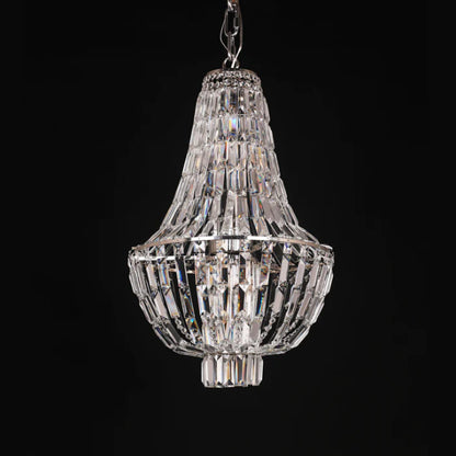 Lustre en cristal Empire de luxe, surdimensionné et moderne, pour salon, hall d'entrée ou escalier
