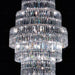 Stylish Foyer Hall Long Crystal Chandelier Large Staircase/ Entryway Decoration Ceiling Light Fixture