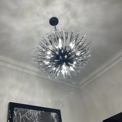Post-Modern Art Bouquet Shape Branch Crystal Chandelier for Living Room/Dining Room