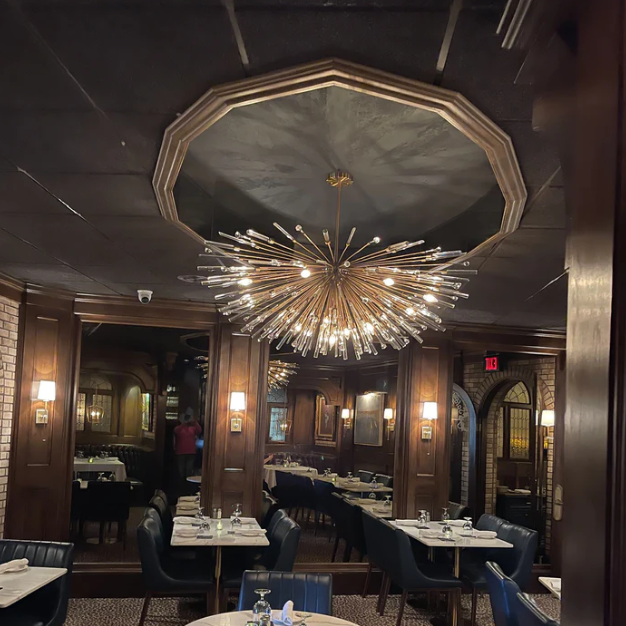 Post-modern Sputnik Ceiling Starburst Pendant Crystal Chandelier for Living/Dining Room/Restaurant