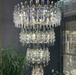 ARIEL GEM FOYER CRYSTAL CHANDELIER 95680-4,chandelier,chandeliers,crystal,crystal rods,round,rings,circle,flower,multi-tier,multi-layer,layered,large,extra large,oversized,huge,big