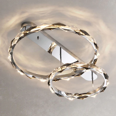 2023 New Art Modern Round Crystal Pendant Light Ceiling Chandelier for Living/Dining Room