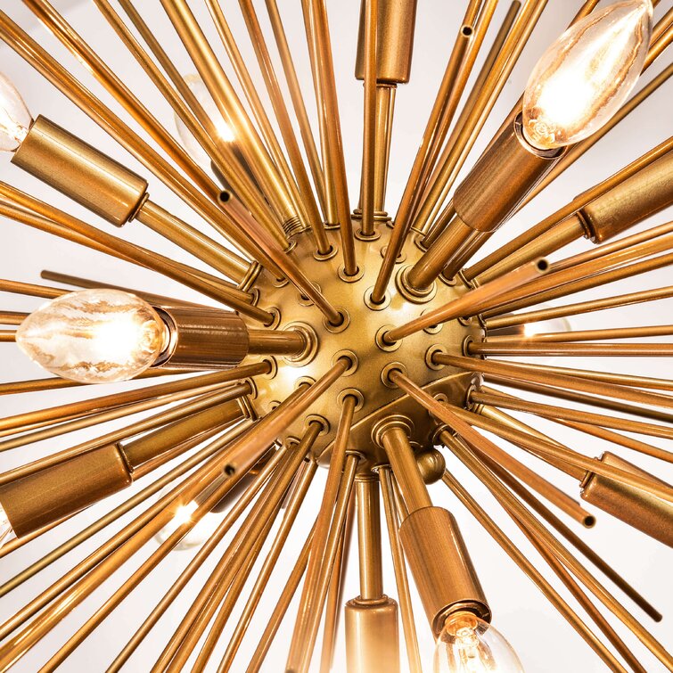 Light Sputnik Sphere Chandelier Handing Light For Bedroom Or Dining Room