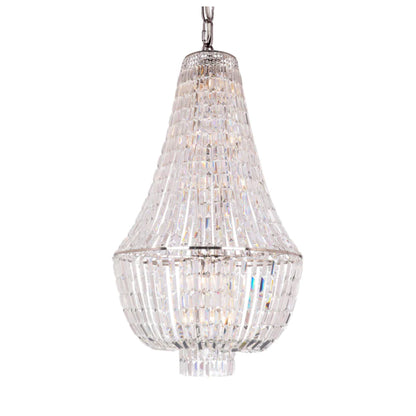 Lustre en cristal Empire de luxe, surdimensionné et moderne, pour salon, hall d'entrée ou escalier