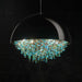 White/ Black Stainless Steel Lamp Shade Pendant Light 50cm