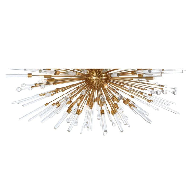 Post-modern Sputnik Ceiling Starburst Pendant Crystal Chandelier for Living/Dining Room/Restaurant