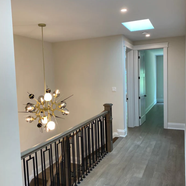 Post-Modern Art Industrial Branch Glass Shade Pendant Chandelier for Stairs/Foyer/Entrys