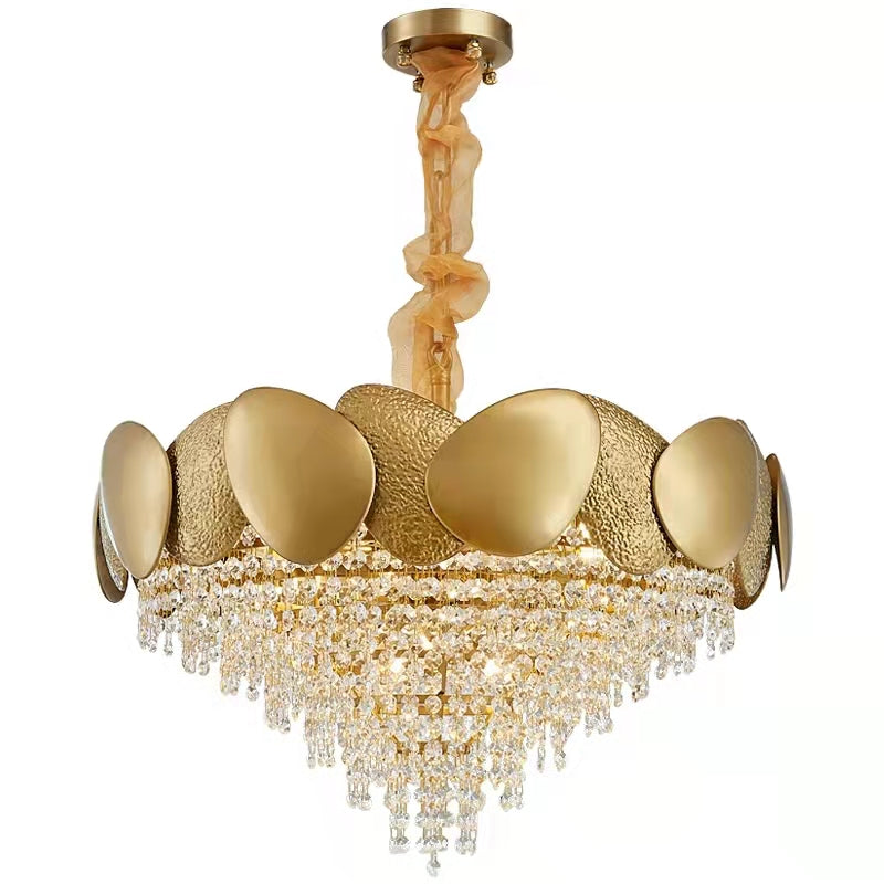 Modern Italian Style Crystal Tassel Chandelier