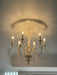 French Village Country Style White Rustic Iron Art Chandelier 6 Lights for Living Room Ceiling Light Budget 
