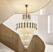 chandelier,chandeliers,pendant,crystal,high quality k9 crystal,metal,gold,black,clear crystal,oversized,extra large,large,big,huge,,luxury,light luxury,ceiling,crystal chain,rods,living room,foyer,entrys,big hallway,spiral staircase,stairs,entryance,loft,duplex hall,hotel lobby