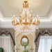 chandelier,chandeliers,pendant,crystal,metal,clear crystal,candle,branch,round,raindrop,teardrop,extra large,oversized,large,huge,big,round,living room,luxury,dining room,modern,foyer,stairs,hallway,entrys,hotel lobby,duplex hall,loft,gold,brass,copper