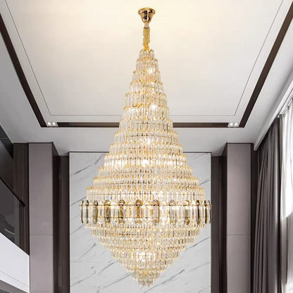 crystal,metal,chandeleir,chandeliers,pendant,empire,crystal,layers,tiers,round,living room,dining room,foyer,entrys,stairs,hallway, big hallway,oversized,large,big,huge