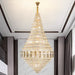 crystal,metal,chandeleir,chandeliers,pendant,empire,crystal,layers,tiers,round,living room,dining room,foyer,entrys,stairs,hallway, big hallway,oversized,large,big,huge
