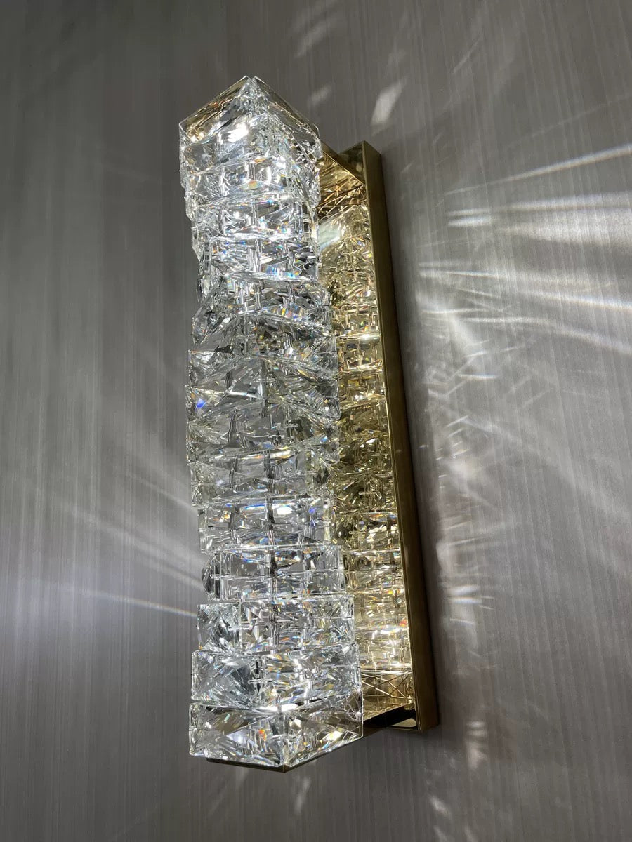 wall light sconce wall lamp light fixture shiny bright luxury bedroom decor living room inspo 